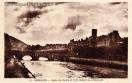 Carte postale ancienne - 111. BESANÇON - Quais du Doubs et Pont Battant au crépu...
