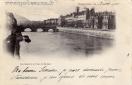 Carte postale ancienne - Les Quais et le Pont de Battant