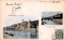 Carte postale ancienne - BESANÇON disparu. - Les Quais - Les Quais Actuels