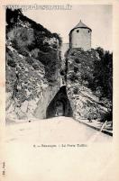 Carte postale ancienne Besançon - L'H. - 2. - BESANÇON. - La Porte Taillée.