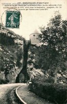 Carte postale ancienne - 28 BESANÇON Historique - La Porte Taillée - Percée par ...