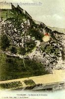 Carte postale ancienne Besançon - L. F. et V. - BESANÇON - Le Rocher de la Citadelle