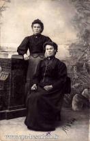 Carte postale ancienne - BESANÇON - Portrait de deux femmes - Mme Bolle Feysot L...