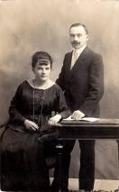 Carte postale ancienne Besançon - Handré - BESANÇON - Portrait d'un couple