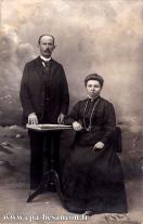 Carte postale ancienne - BESANÇON - Portrait d'un couple