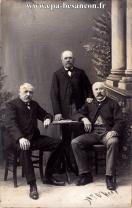 Carte postale ancienne - BESANÇON - "Les 3 frères Bernard"