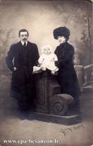 Carte postale ancienne Besançon - D'Hoop - BESANÇON - "Hélène, Louis et Roger" - Janvier 1911