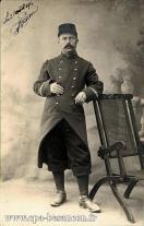 Carte postale ancienne Besançon - D'Hoop - Le 25 août 1914 - Soldat du 5e régiment (?)