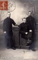 Carte postale ancienne - BESANÇON - Soldats du 5e - 5 février 1911