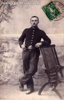 Carte postale ancienne - Portrait d'un militaire du 7e régiment