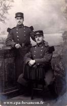 Carte postale ancienne - BESANÇON - 60e Régiment d'Infanterie - 580 et la fuite.