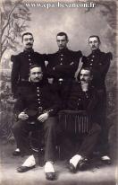 Carte postale ancienne - BESANÇON - Soldats du 60e Régiment d'Infanterie
