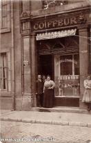 Carte postale ancienne - COIFFEUR - Salon de Granvelle - 10 Rue de la Préfecture