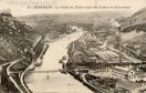 Carte postale ancienne - 36 - BESANÇON - La Vallée du Doubs prise des Grottes de...