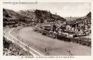 Carte postale ancienne - 33 BESANÇON - Le Doubs et la Citadelle vus de la route ...