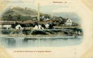 Carte postale ancienne - Les Soieries de Chardonnet et la Baignade Militaire