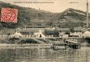 Carte postale ancienne Besançon - E. M. - BESANÇON - La Baignade Militaire aux Prés-de-Vaux