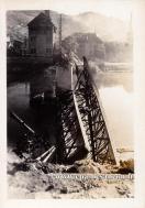 Carte postale ancienne - BESANÇON - Passerelle des Prés-de-Vaux - 5-9 septembre ...