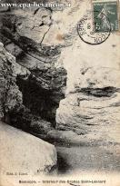 Carte postale ancienne - Besançon. - Intérieur des Grottes Saint-Léonard