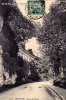 Carte postale ancienne - 4010. - BESANÇON. - Route de Morre