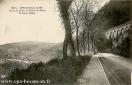 Carte postale ancienne Besançon - La Cigogne - 20184 - BESANÇON-les-BAINS. - Route de Suisse au Viaduc de Morre. En bas la Malate