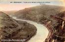Carte postale ancienne Besançon - C.L.B - 189 - BESANÇON - Vallée de la Malate et Route de la Suisse