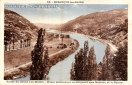 Carte postale ancienne - 18. - BESANÇON-les-BAINS. - Vallée du Doubs à la Malate...