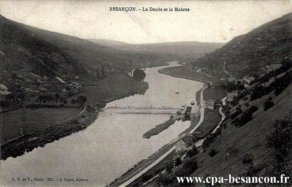 BESANÇON. - Le Doubs et la Malatte