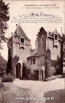 Carte postale ancienne - Excursion en Franche-Comté - 70. - Château de Clemtigne...