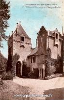 Carte postale ancienne - Excursion en Franche-Comté - 70. - Château de Clemtigne...