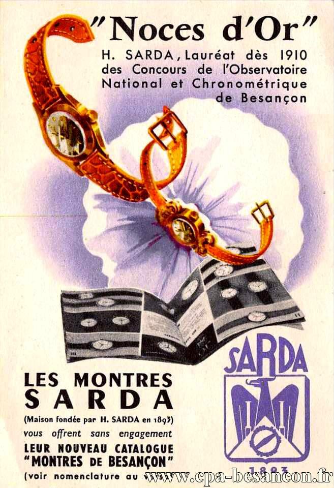 "Noces d'Or" - Les Montres SARDA