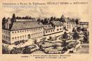 Carte postale ancienne - Administration et Bureaux des Établissements PÉTOLAT FR...