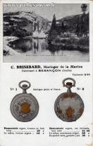 Carte postale ancienne - C. BRISEBARD, Horloger de la Marine - Fabricant à BESAN...