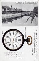 Carte postale ancienne - C. BRISEBARD, Horloger de la Marine - Fabricant à BESAN...