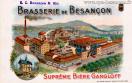Carte postale ancienne - BRASSERIE DE BESANÇON - SUPRÊME BIÈRE GANGLOFF