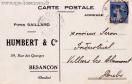 Carte postale ancienne - PIPES SAILLARD - HUMBERT &amp; Cie - 59, Rue des Granges - ...