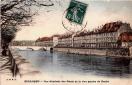 Carte postale ancienne Besançon - A. et H. C. - BESANÇON - Vue Générale des Quais de la rive gauche du Doubs
