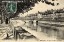 876. - BESANÇON. - Les Quais et le Pont de Battant