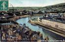 Carte postale ancienne Besançon - L. V. & Cie - 2954. Besançon - Vue prise des tours de la Madeleine.
