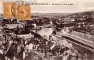 Carte postale ancienne - 45. - BESANÇON-les-BAINS. - Le Doubs et les Quais.