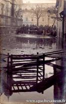 Carte postale ancienne - BESANÇON - rue Mayence - Inondations de janvier 1910