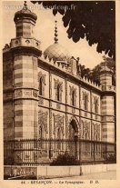 Carte postale ancienne Besançon - D. D. - 44. BESANÇON. - La Synagogue.