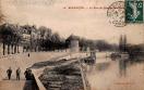 Carte postale ancienne - 28 BESANÇON - Le Port du Quai de Strasbourg