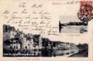 Carte postale ancienne - Besançon disparu. - Les Quais - Les Quais actuels