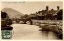 Carte postale ancienne - Besançon - Le Doubs au pont Battant