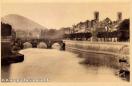 Carte postale ancienne Besançon - Yvon - 884 BESANÇON (Doubs) Le Doubs au pont Battant