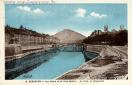 Carte postale ancienne - 18. BESANÇON - Les Quais et le Pont Battant - Au fond, ...