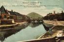 Carte postale ancienne - Besançon Historique (M. D.) - 6. - Les Quais - A gauche...