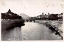 Carte postale ancienne Besançon - Yvon - 1073. - BESANÇON (Doubs) Le Doubs au pont de Battant