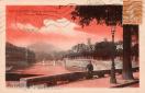 Carte postale ancienne Besançon - Landelin - BESANÇON - Quai de Strasbourg - Vue sur Rosemont